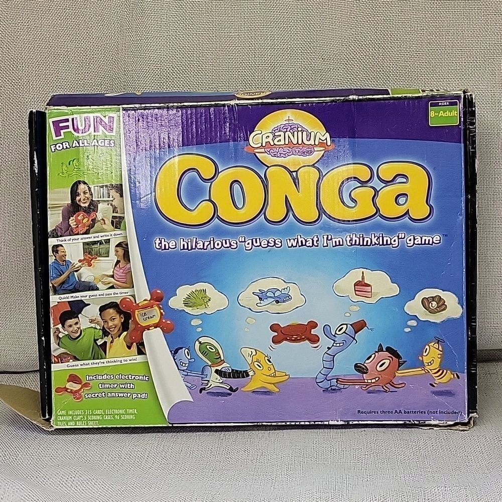 Cranium Conga Board Game Hilarious guess what I'm thinking